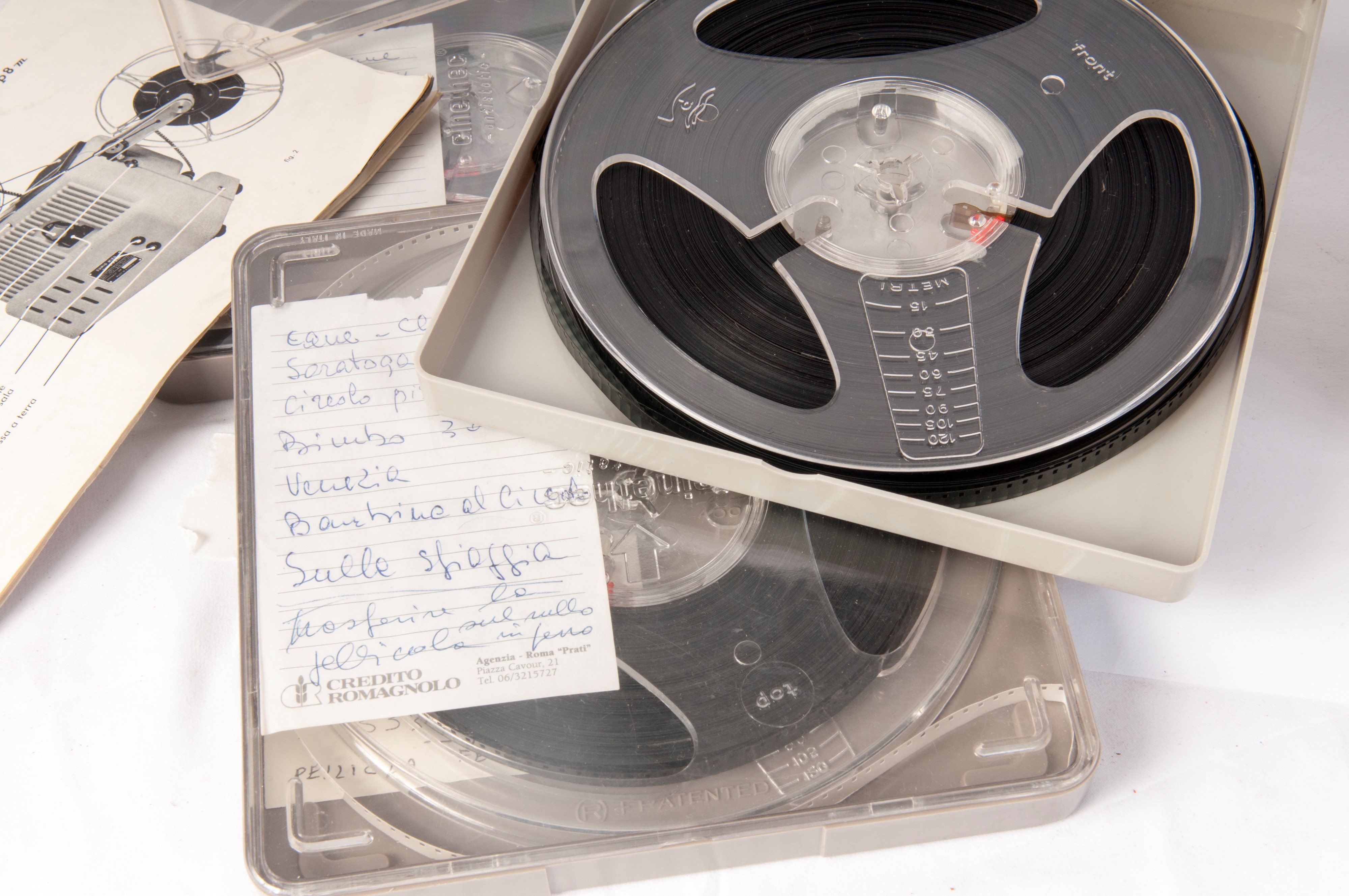 Eumig P8M, Cineproiettore anni ’60 con quattro bobine in scatola originale