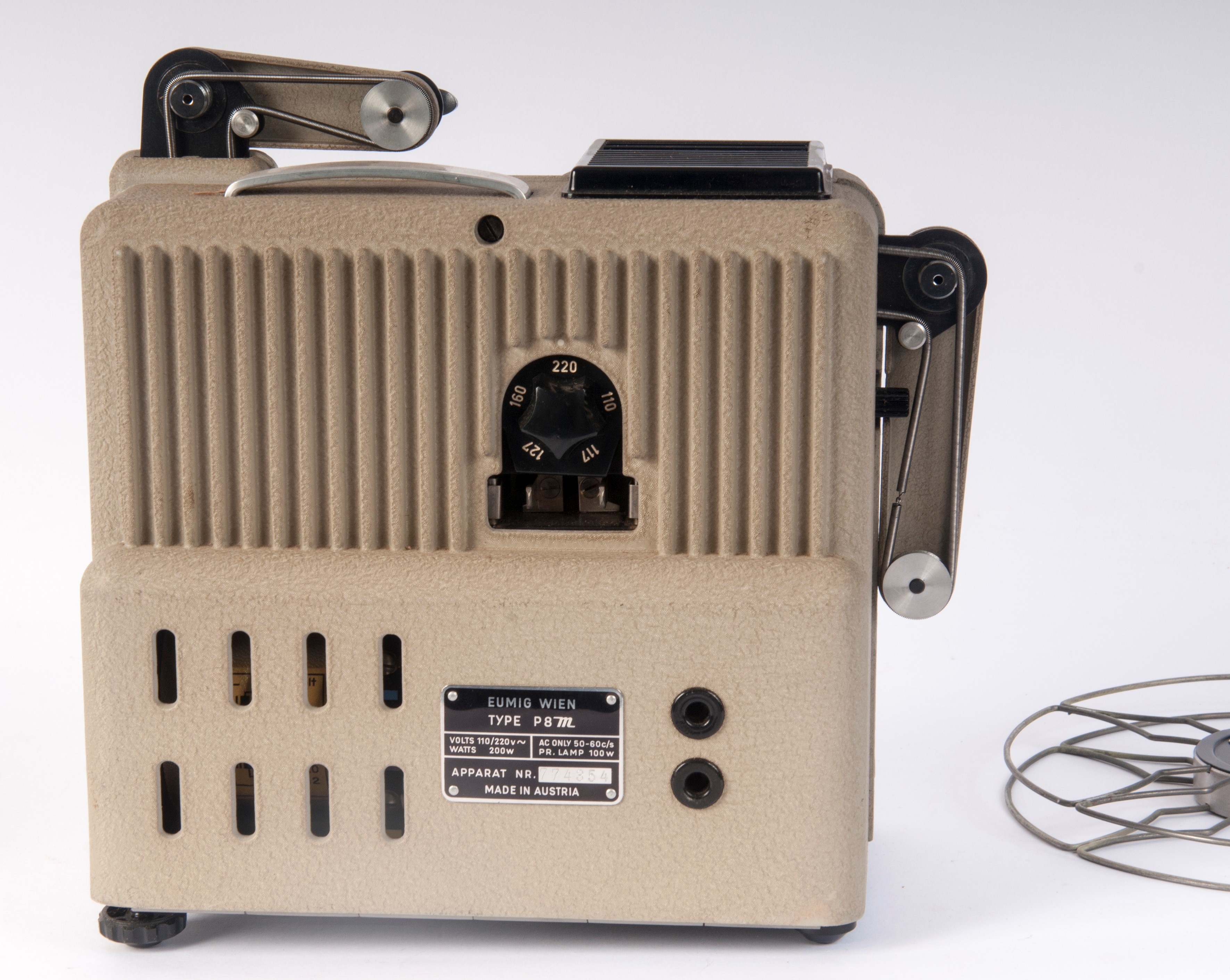 Eumig P8M, Cineproiettore anni ’60 con quattro bobine in scatola originale