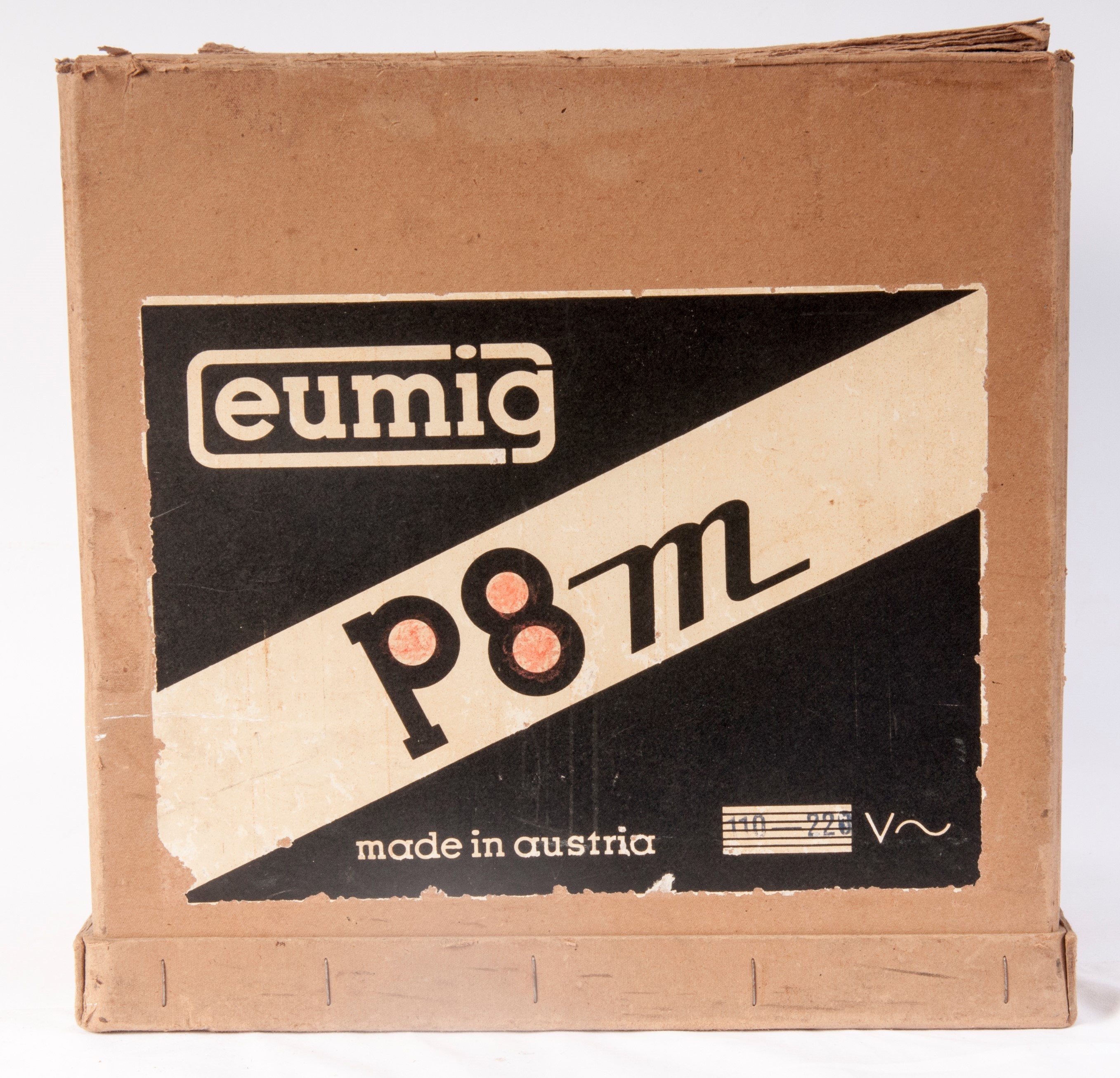 Eumig P8M, Cineproiettore anni ’60 con quattro bobine in scatola originale