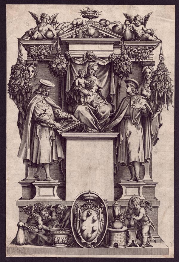 Frontespizio del Ricettario fiorentino di nuovo illustrato