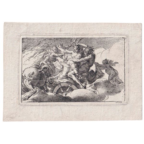 Gaetano Gandolfi : Ratto di Proserpina  - Auction OLD MASTER & MODERN PRINTS AND DRAWINGS - Bertolami Fine Art - Casa d'Aste