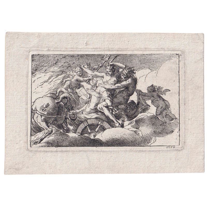 Gaetano Gandolfi - Ratto di Proserpina, acquaforte