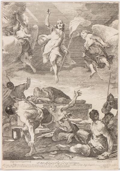 La Risurrezione di Cristo, acquaforte