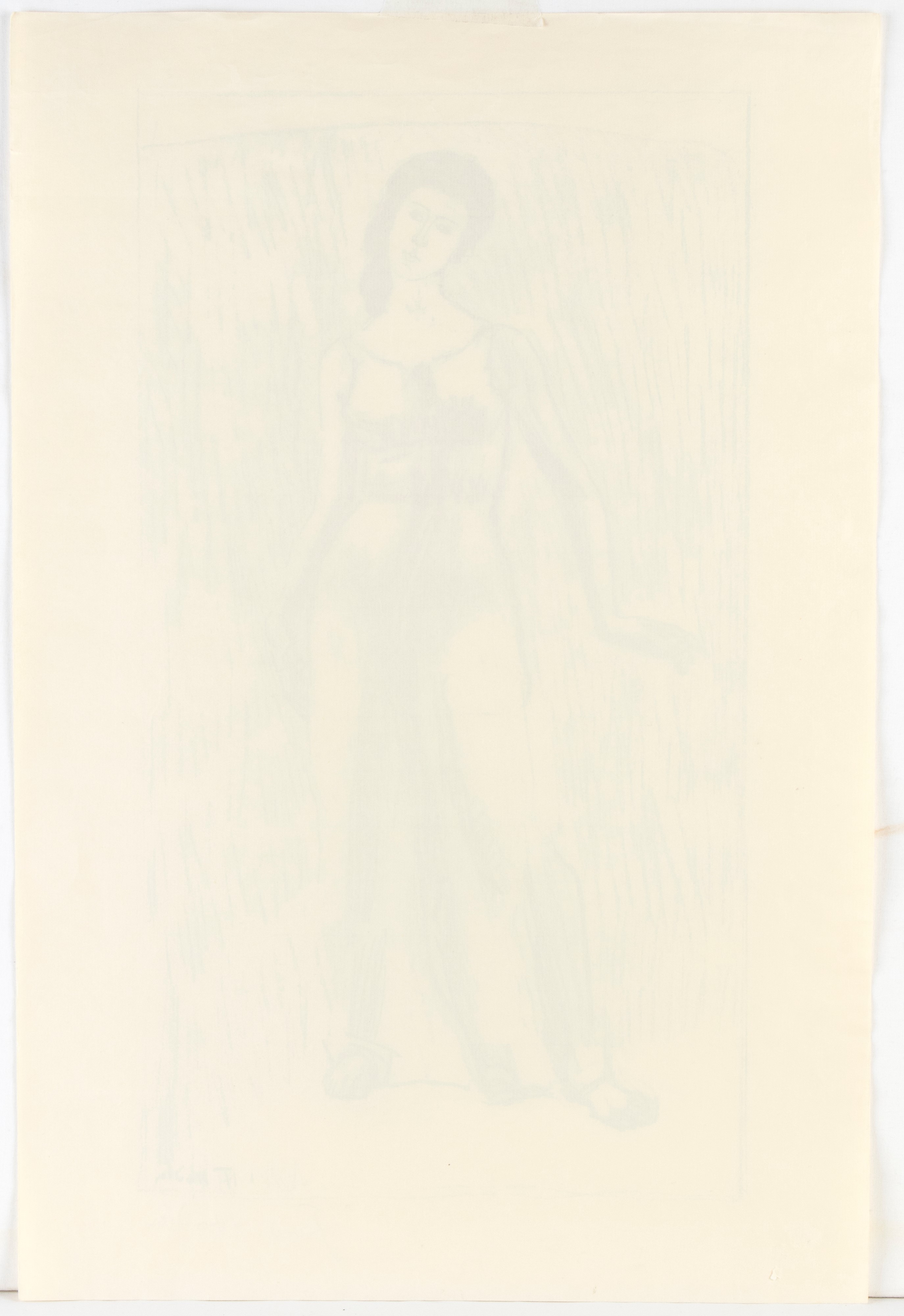 Ferdinand Hodler - Blick in die Unendlichkeit e Stehender weiblicher Akt