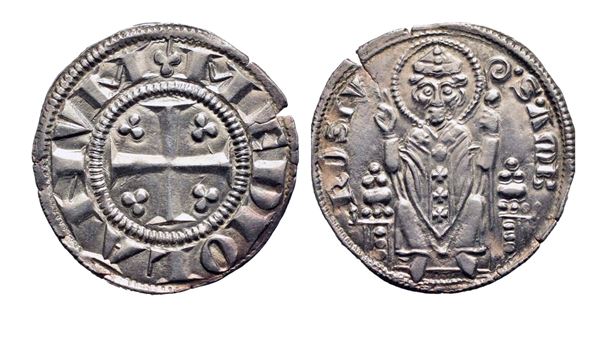 MILANO. Prima Repubblica (1250-1310). Ambrosino; Ag (2,07 g; 21,3 mm)