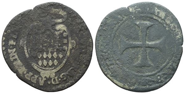 PIOMBINO. Giacomo VII Appiani (Signore, 1594-1603). Grosso, 1598; Ag (1,96 g; 22,5 mm)