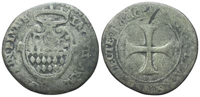 Appiani, Giacomo VII — Grosso, 1598 (Piombino), argento