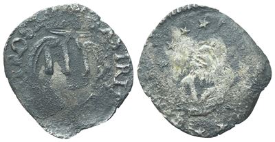 Ludovisi (Principe), Crazia; Mi, Piombino (Nickolò Ludovisi, 1634-1665), moneta in argento