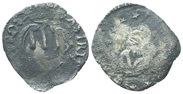 PIOMBINO. Niccolò Ludovisi (Principe, 1634-1665). Crazia; Mi (0,59 g; 16 mm)