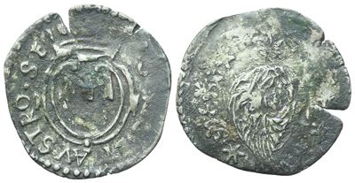Niccolò Ludovisi (1634-1665), Crazia: Stemma Ludovisi coronato e Immacolata Concezione in atto di...