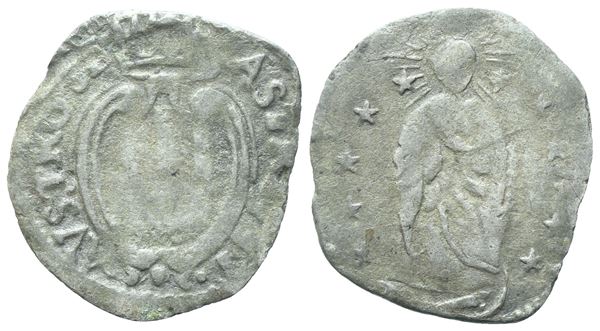 PIOMBINO. Niccolò Ludovisi (Principe, 1634-1665). Crazia; Mi (0,65 g; 18 mm)