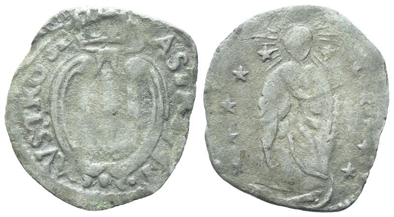 Ludovisi (Principe Niccolò Ludovisi, 1634-1665), Crazia “Mi” (0,65 g; 18 mm)