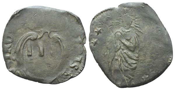 PIOMBINO. Niccolò Ludovisi (Principe, 1634-1665). Crazia; Mi (0,79 g; 18 mm)