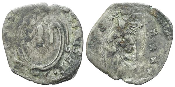 PIOMBINO. Niccolò Ludovisi (Principe, 1634-1665). Crazia; Mi (0,67 g; 18 mm)