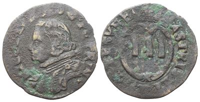 Niccolò Ludovisi (1634-1665), Quattrino, PIOMBINO