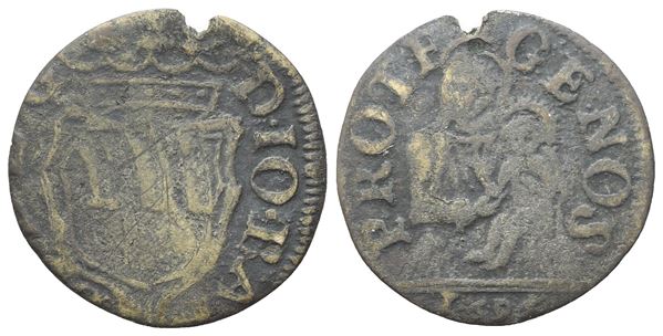 PIOMBINO. Giovanni Battista Ludovisi (Principe, 1665-1699). Crazia, 1695; Mi (0,70 g; 15,5 mm)