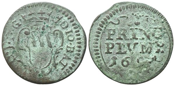 PIOMBINO. Giovanni Battista Ludovisi (Principe, 1665-1699). Soldo, 1694; Cu (2,24 g; 22 mm)