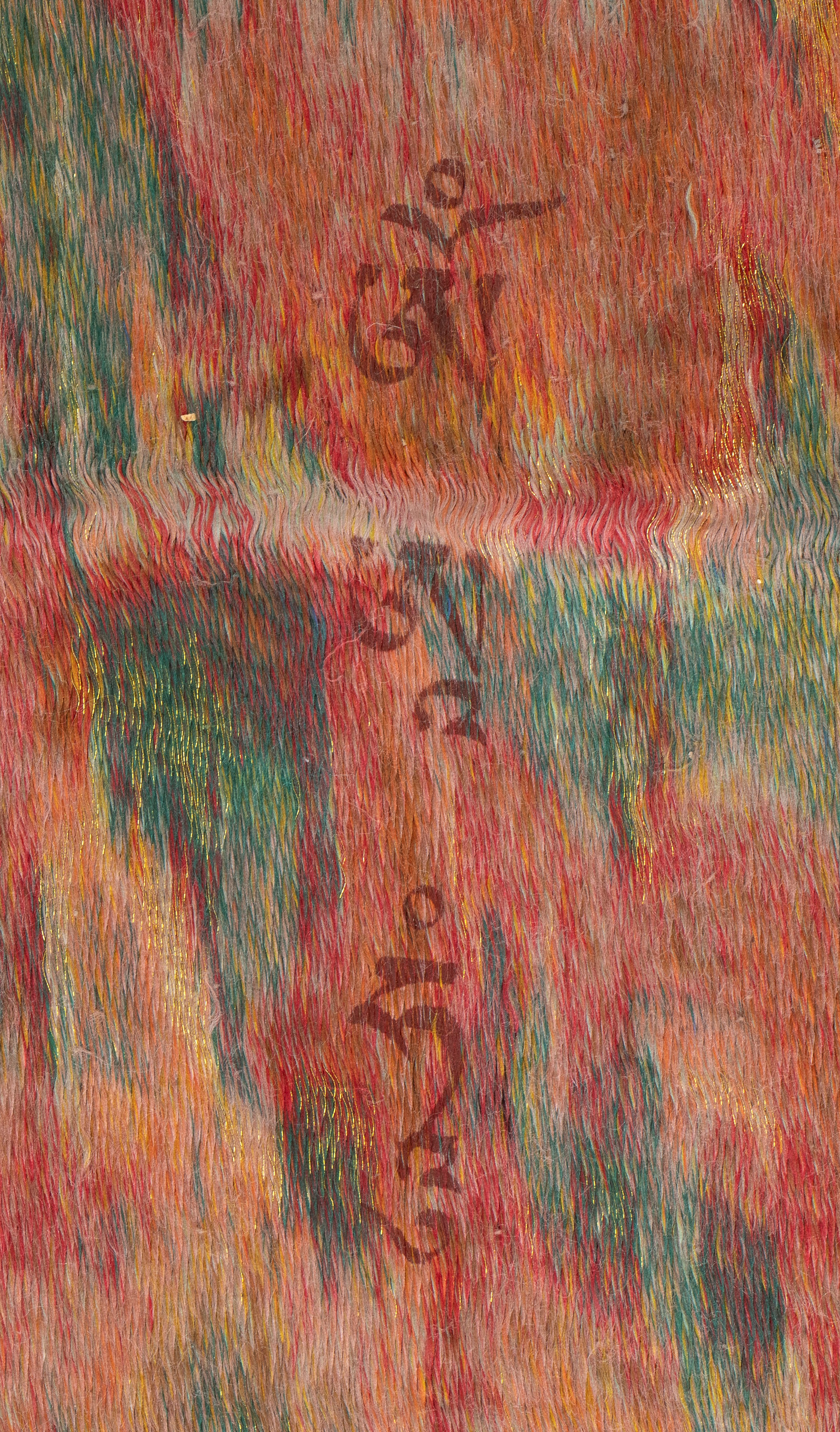 Thangka buddhista raffigurante Guru Padmasambhava tra Bodhisatva e Divinità terrifiche. Arazzo ja...