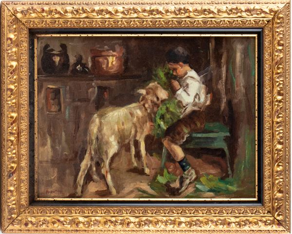 Indoor scene with a child