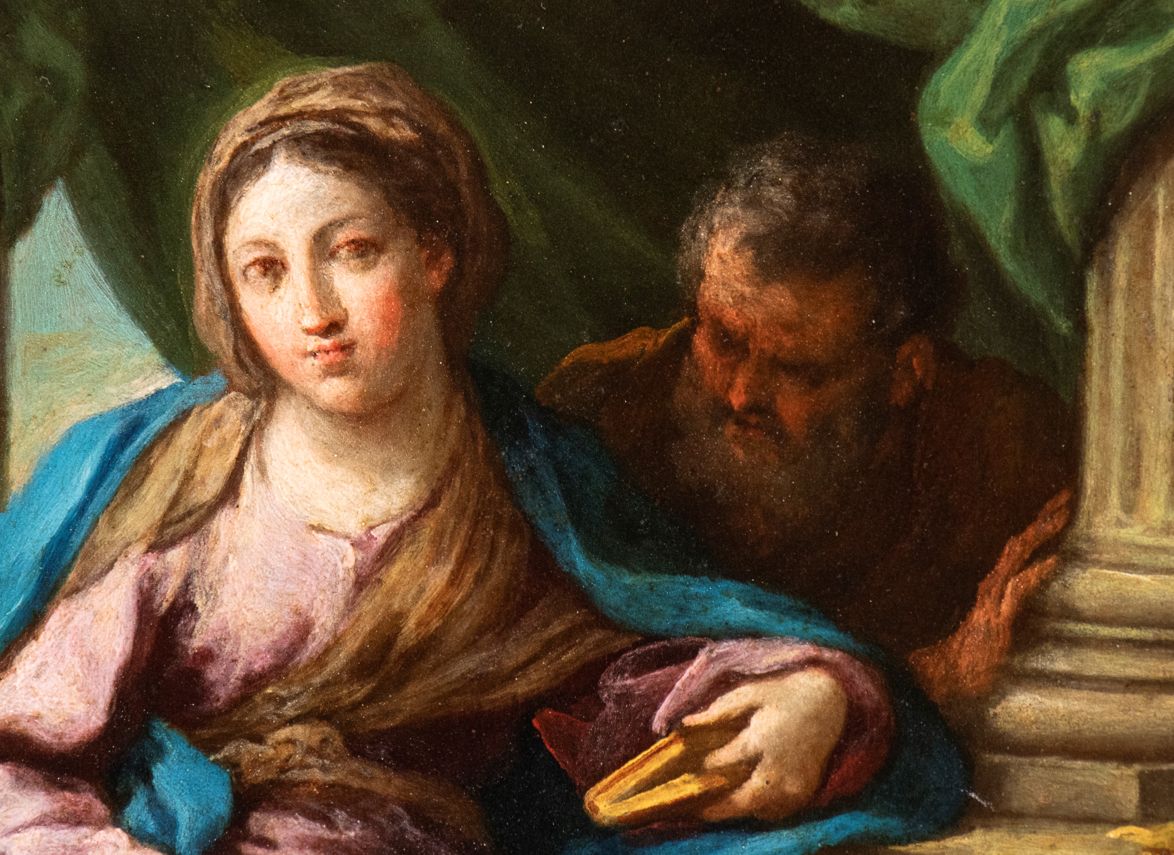 Sacra Famiglia con Sant'Antonio da Padova e San Marco evangelista