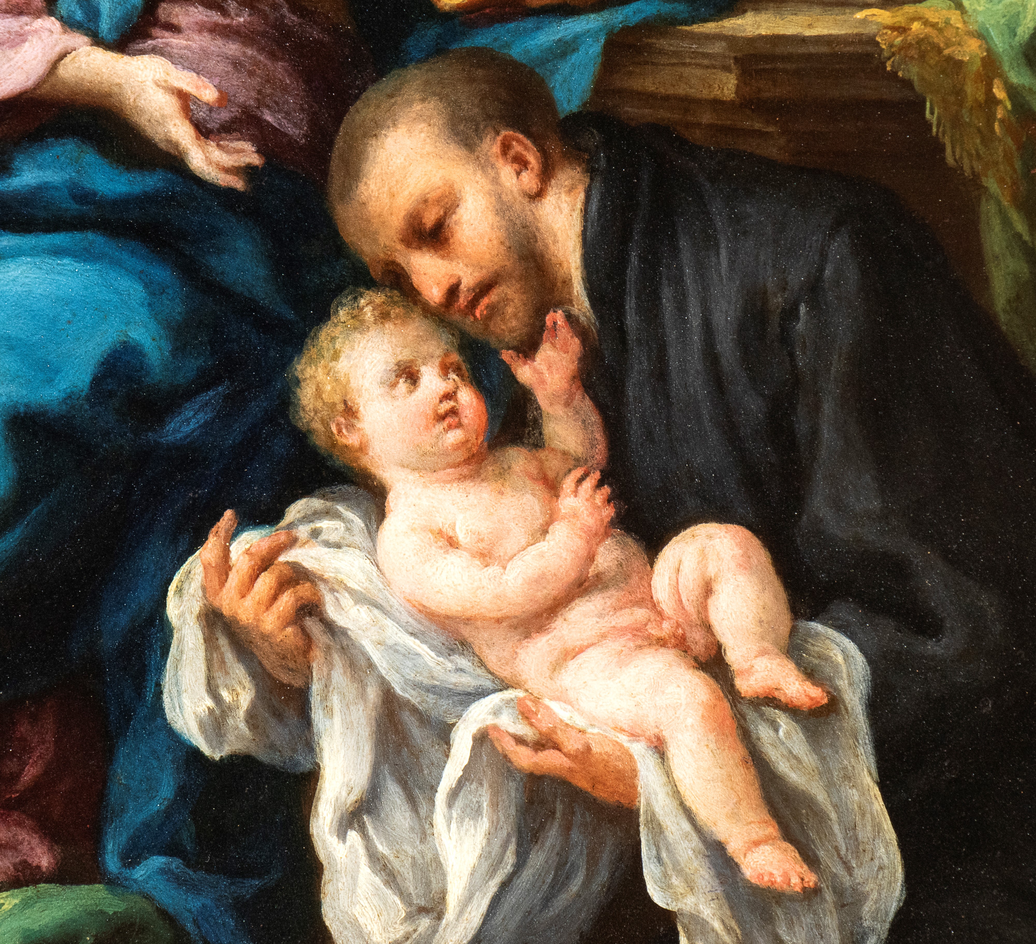 Sacra Famiglia con Sant'Antonio da Padova e San Marco evangelista