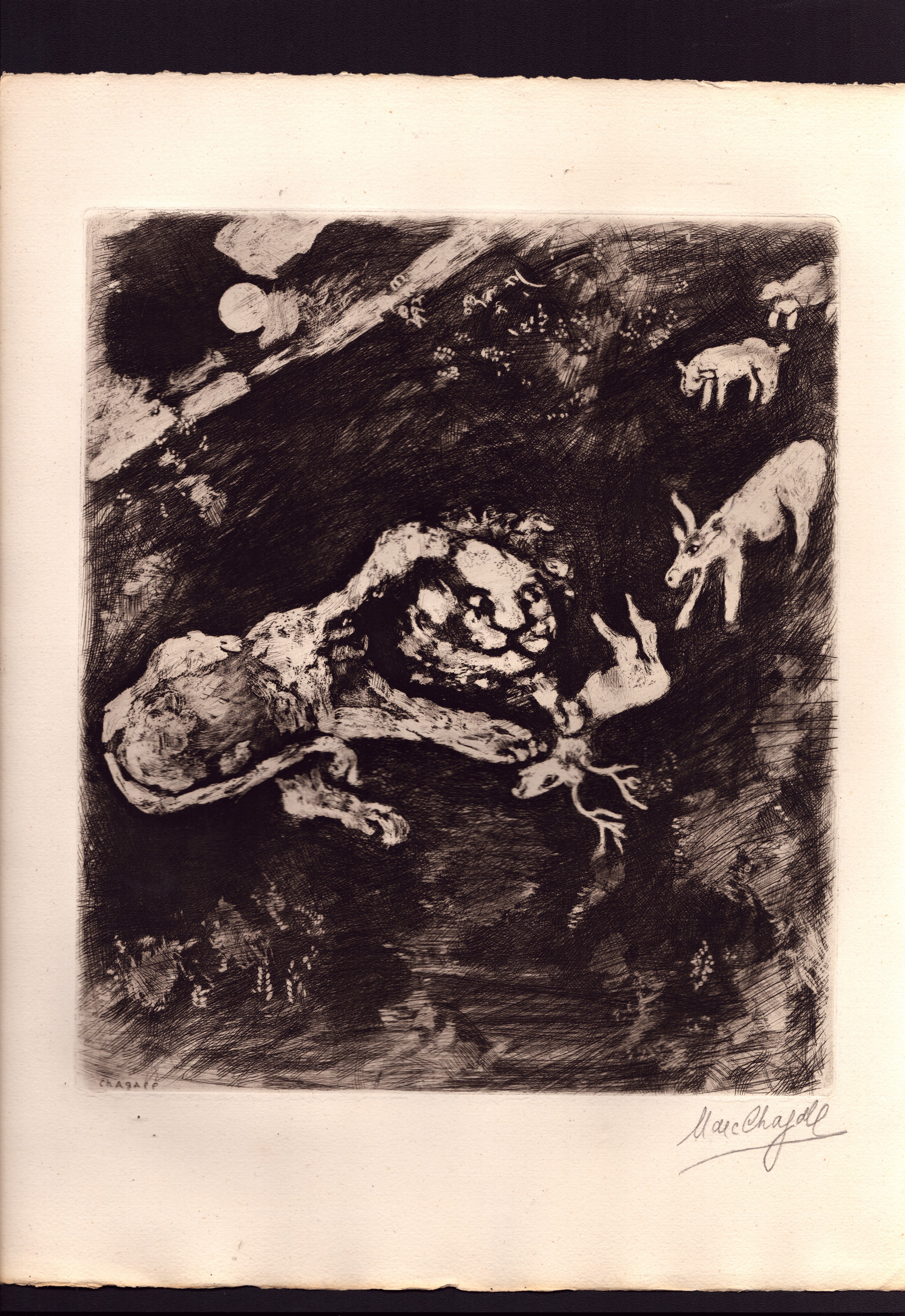 Marc Chagall - Les Fables - Lotto di 28 incisioni