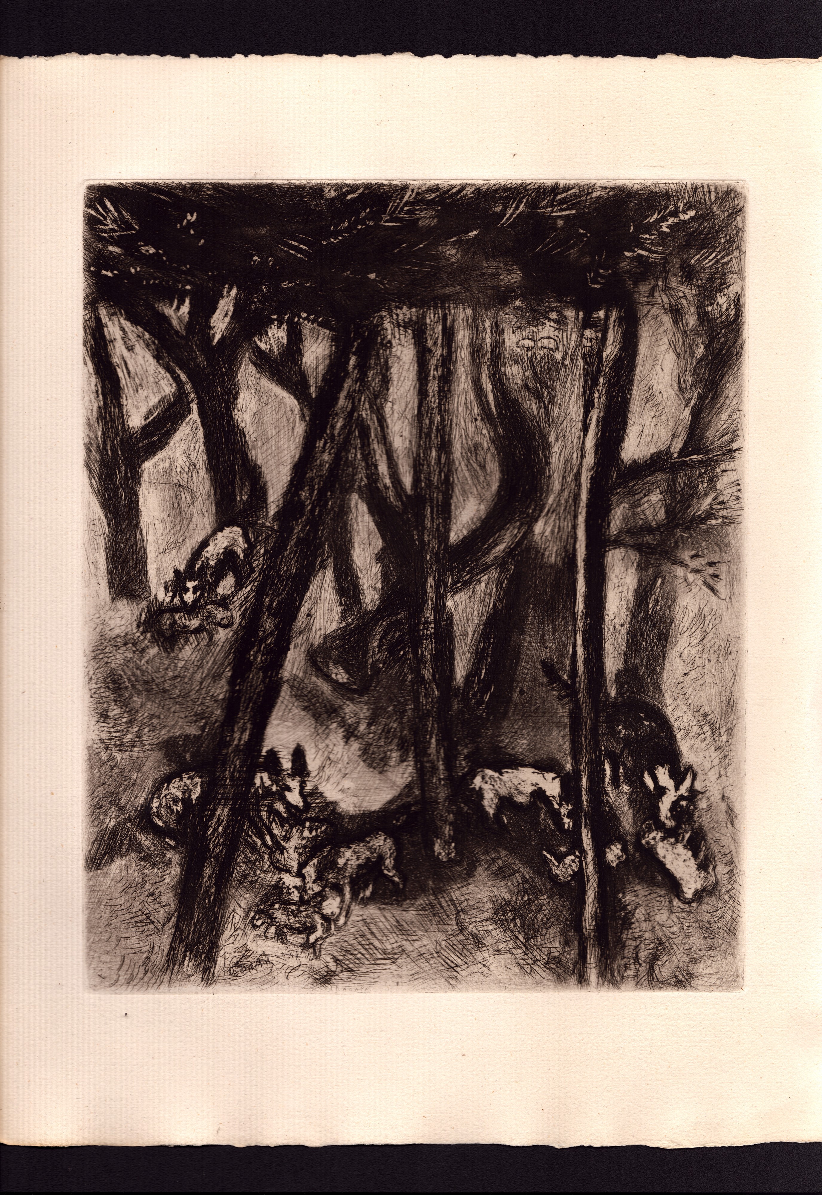 Marc Chagall - Les Fables - Lotto di 28 incisioni