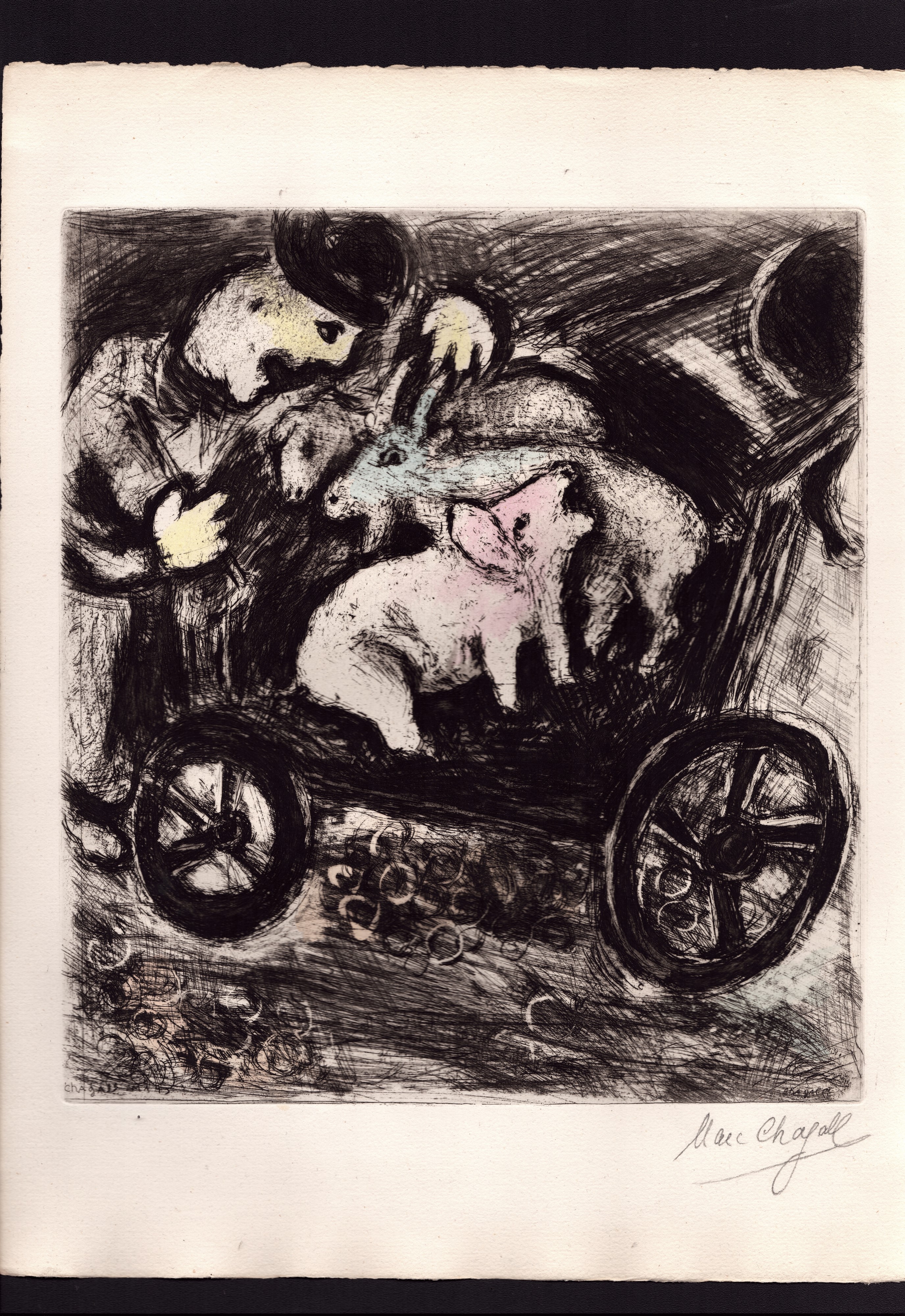 Marc Chagall - Les Fables - Lotto di 28 incisioni