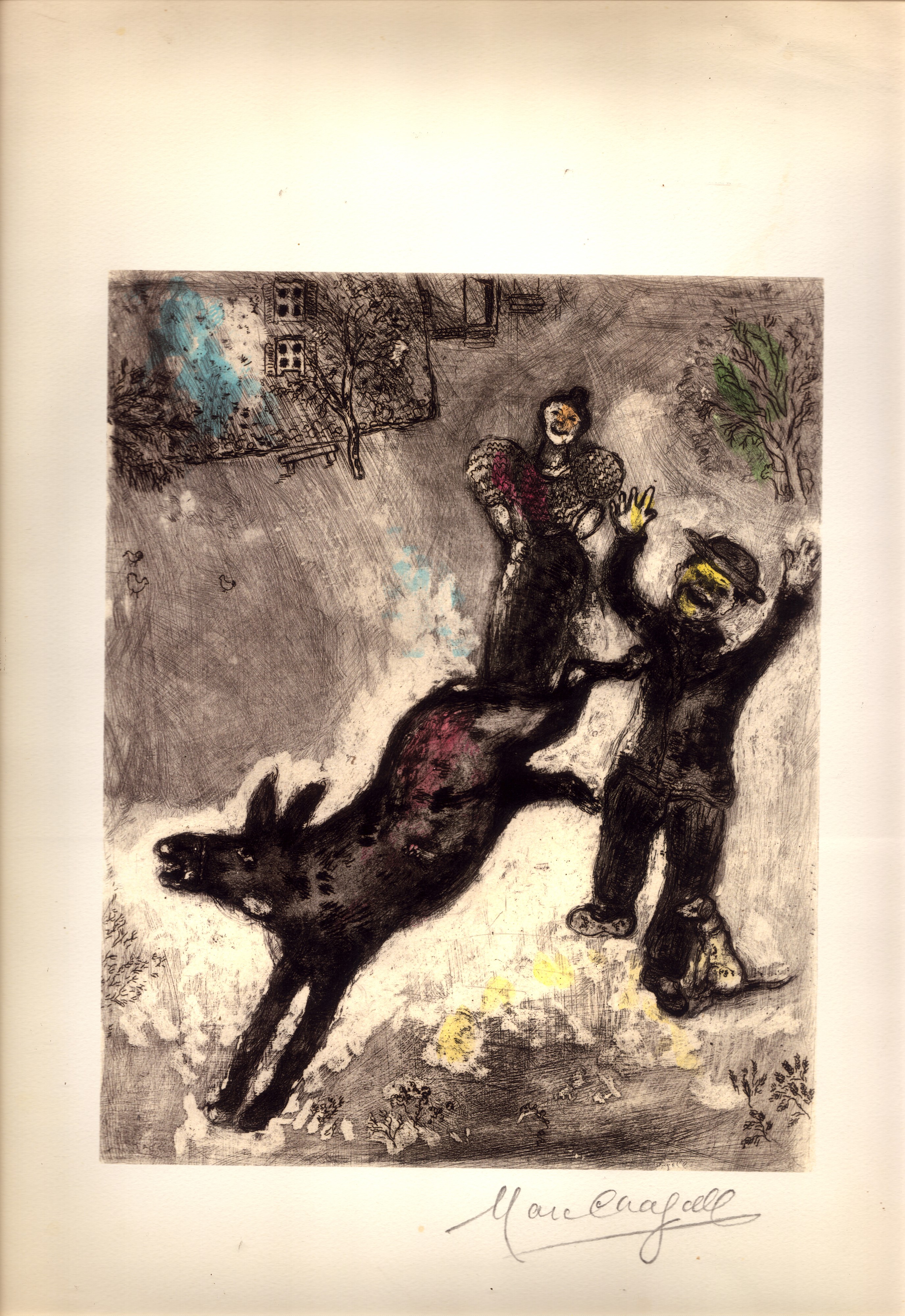 Marc Chagall - Les Fables - Lotto di 28 incisioni