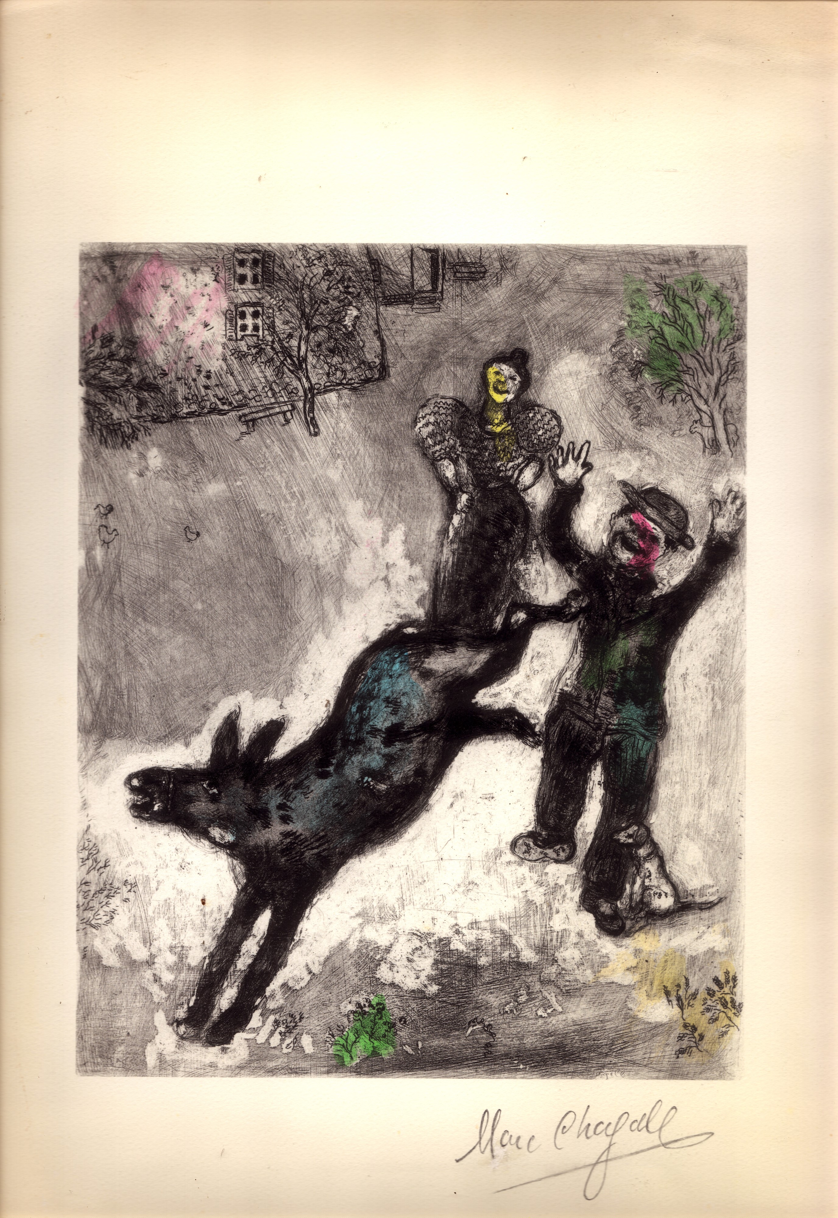 Marc Chagall - Les Fables - Lotto di 28 incisioni