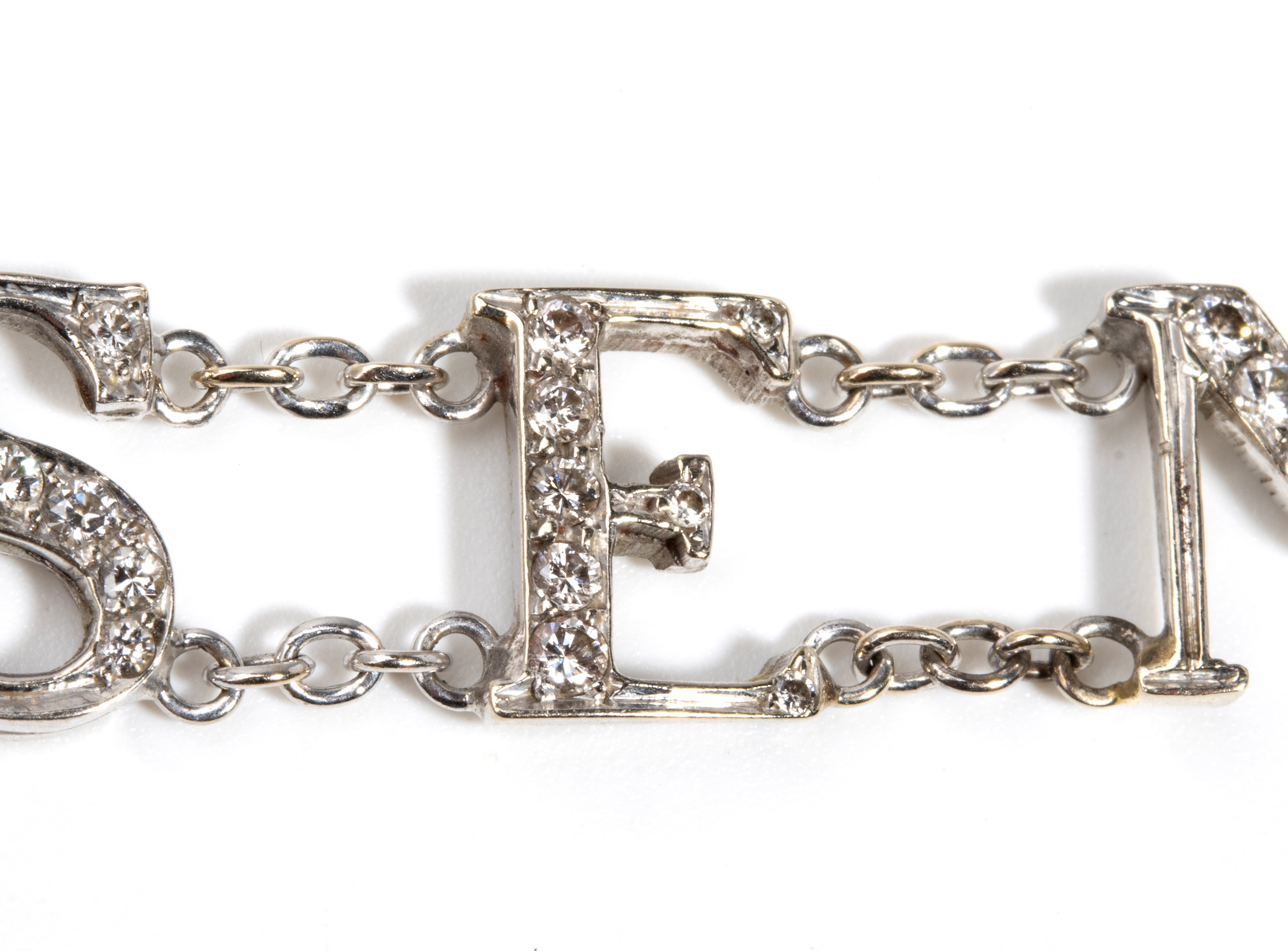 Bracciale "PER SEMPRE" in oro con diamanti