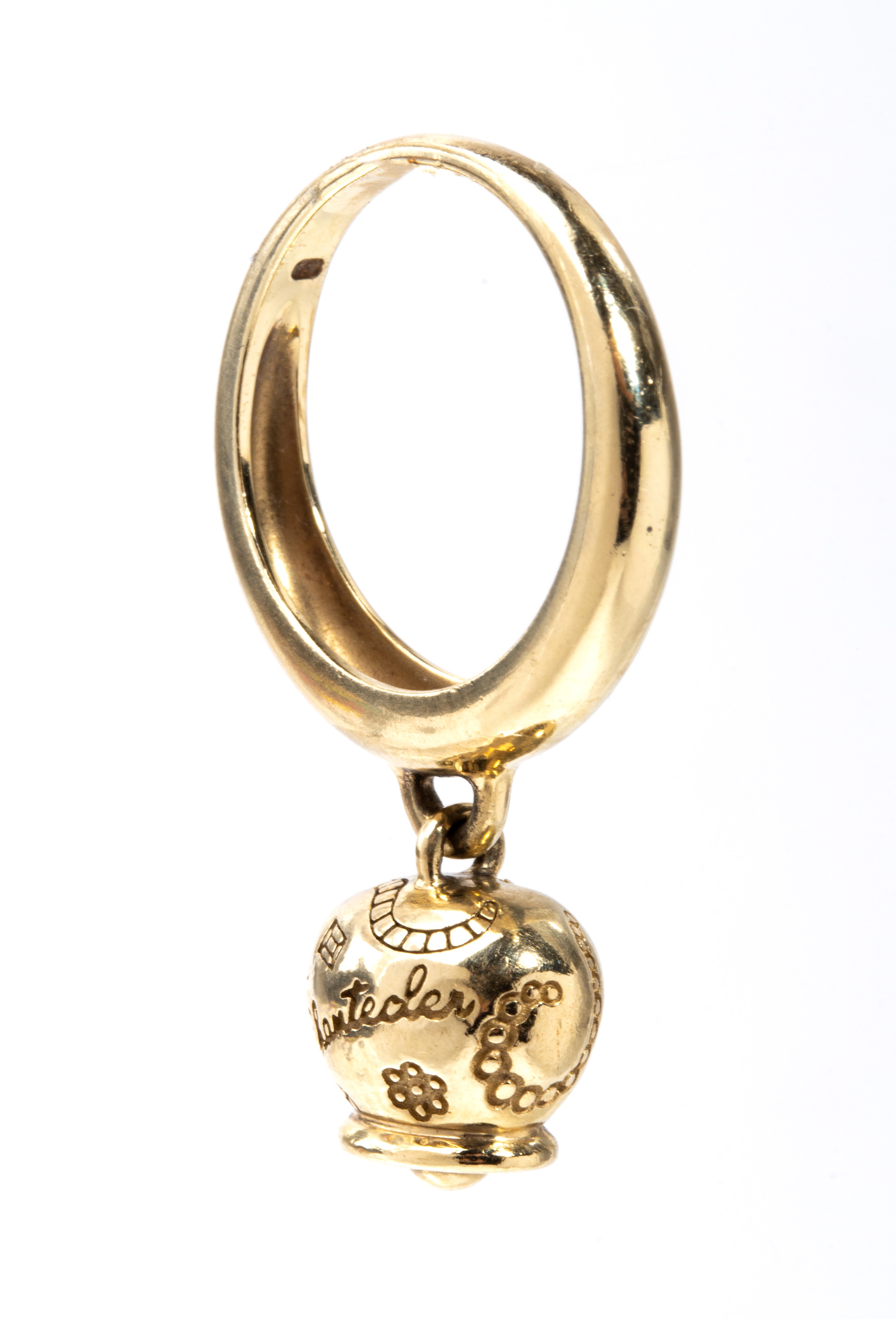 Anello in oro con campanella