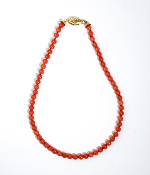 Collana in corallo Mediterraneo