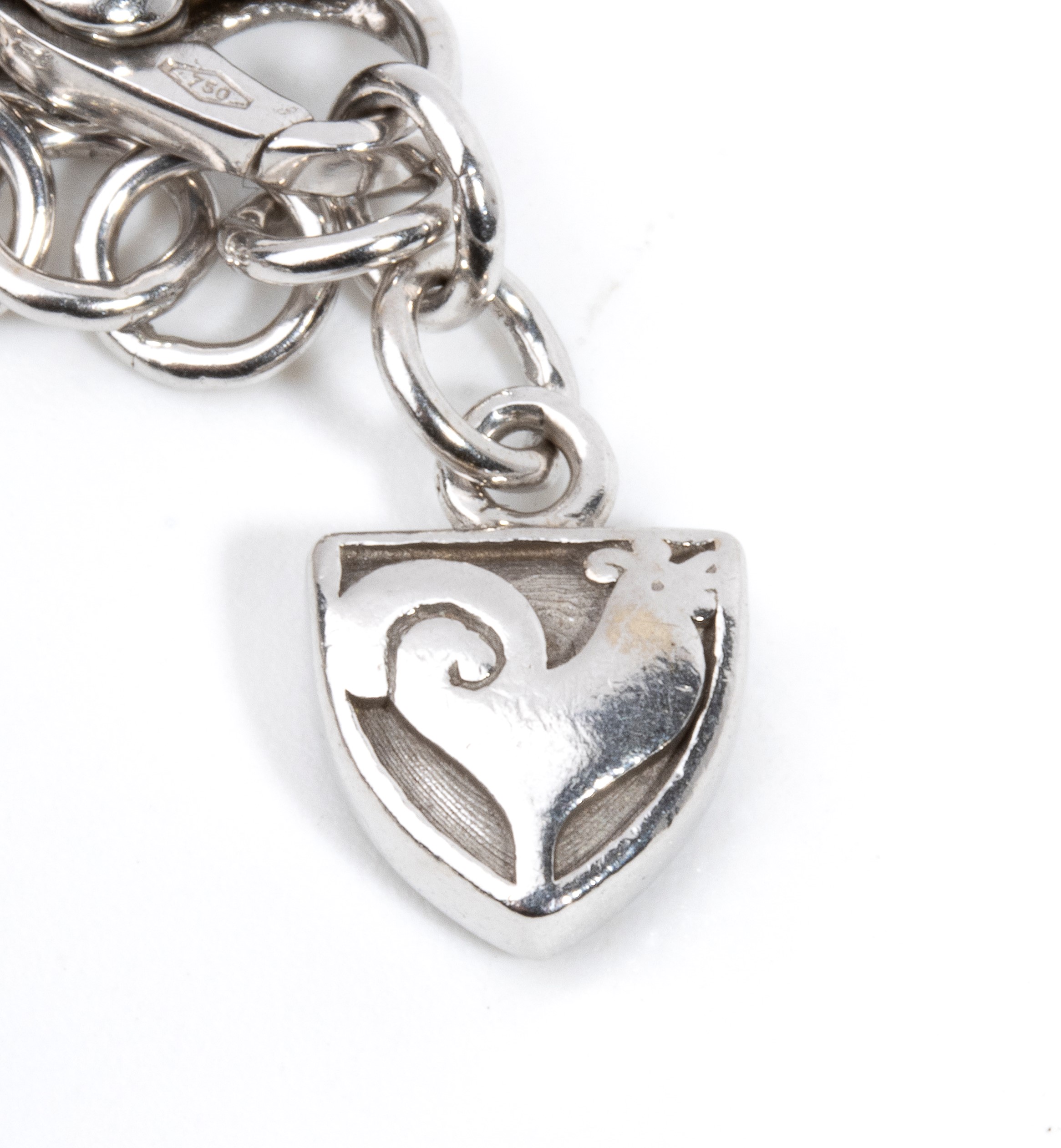 Bracciale in oro con smalti e diamanti