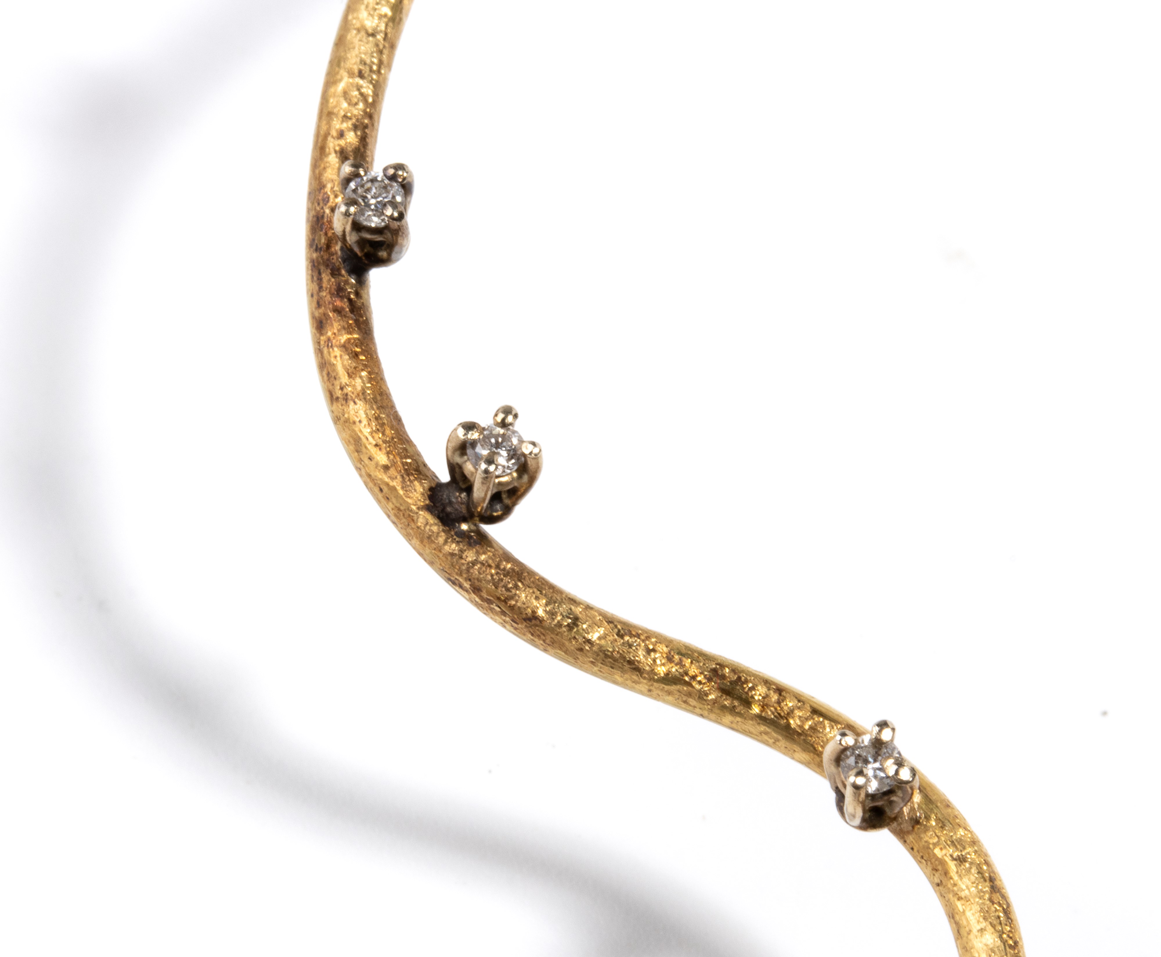 Girocollo in oro con diamanti