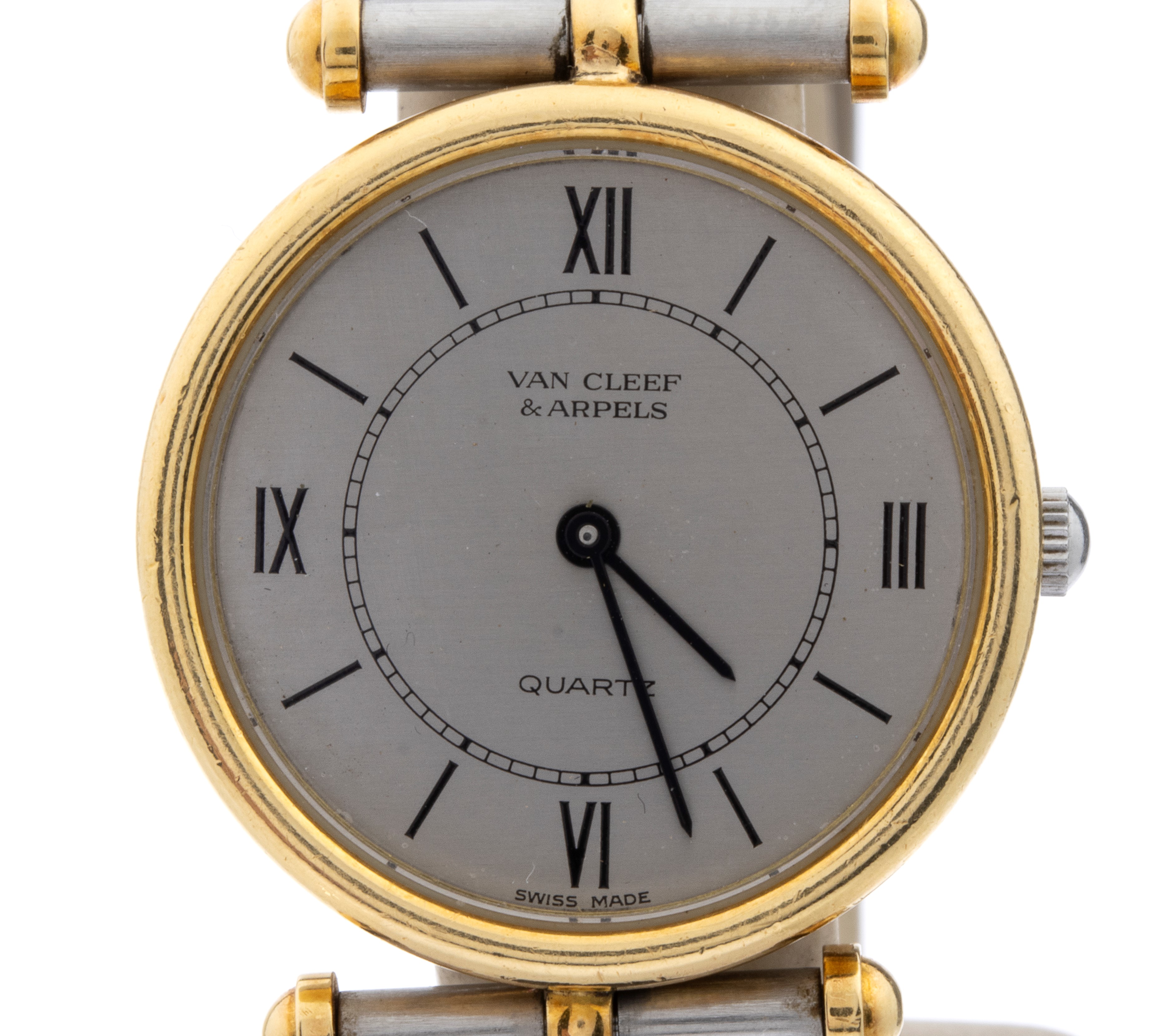 Van Cleef & Arpels - Orologio da polso in acciaio e oro con movimento al quarzo