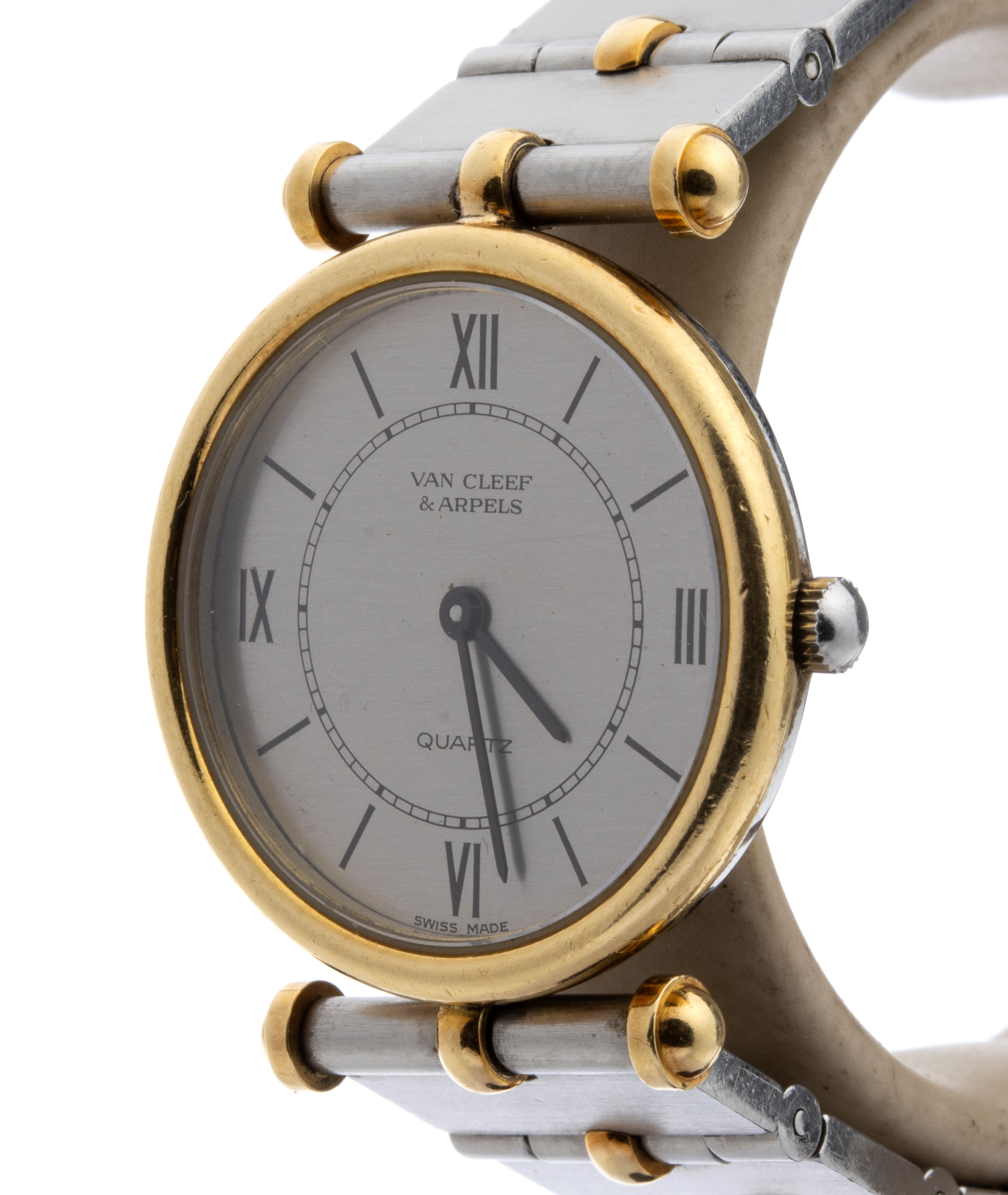 Van Cleef & Arpels - Orologio da polso in acciaio e oro con movimento al quarzo