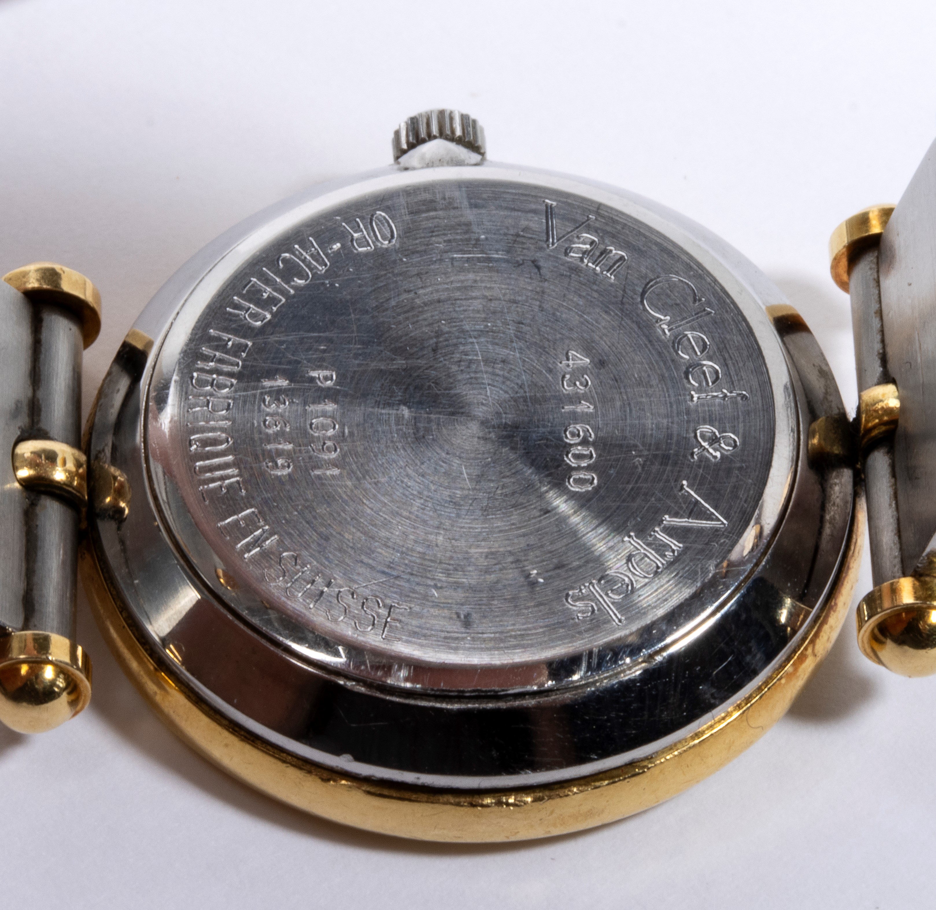 Van Cleef & Arpels - Orologio da polso in acciaio e oro con movimento al quarzo