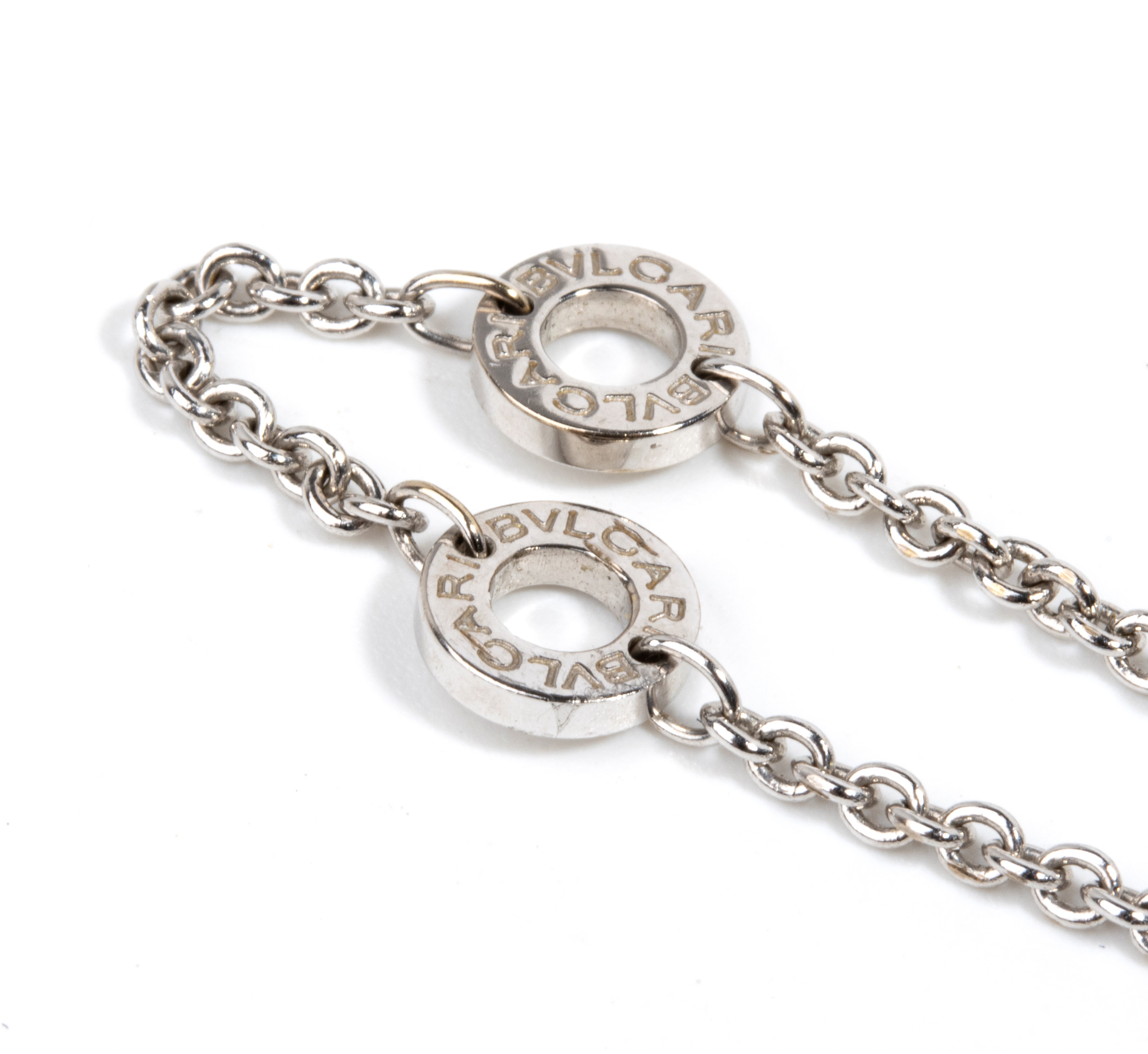 Collezione Parentesi: collana in oro bianco