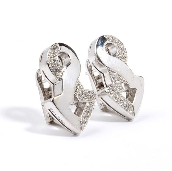 ENIGMA - Orecchini in oro con diamanti