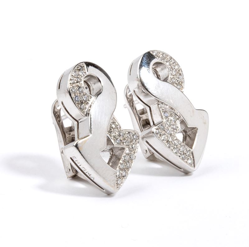 Orecchini in oro con diamanti