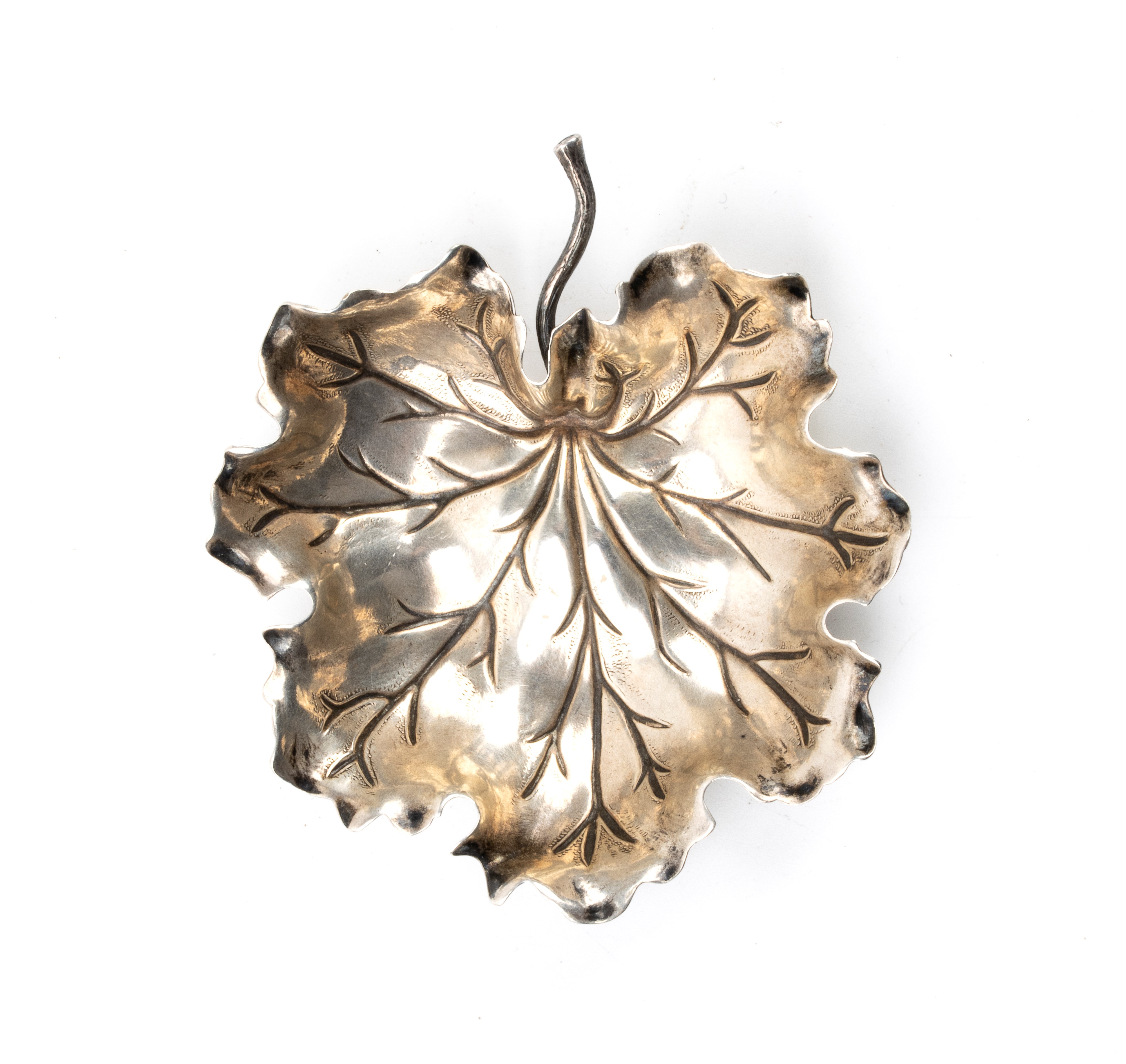 Gianmaria Buccellati - Foglia di geranio in argento 925/1000 (collezione natura), ciotola Leaves