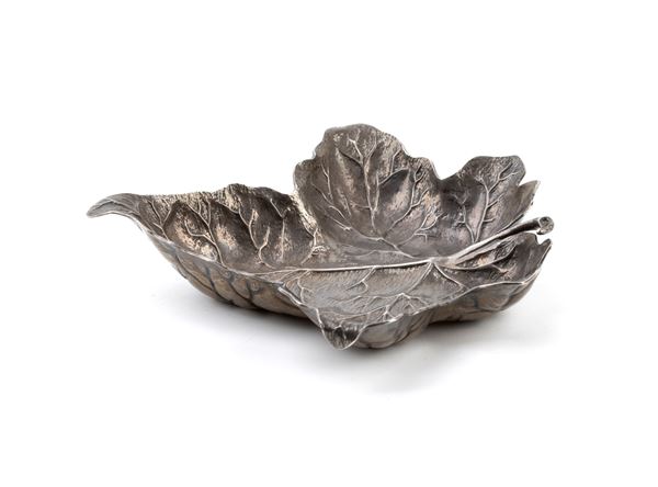 GIANMARIA BUCCELLATI - Buccellati, collezione nature: ciotola leaves foglia di acero in argento