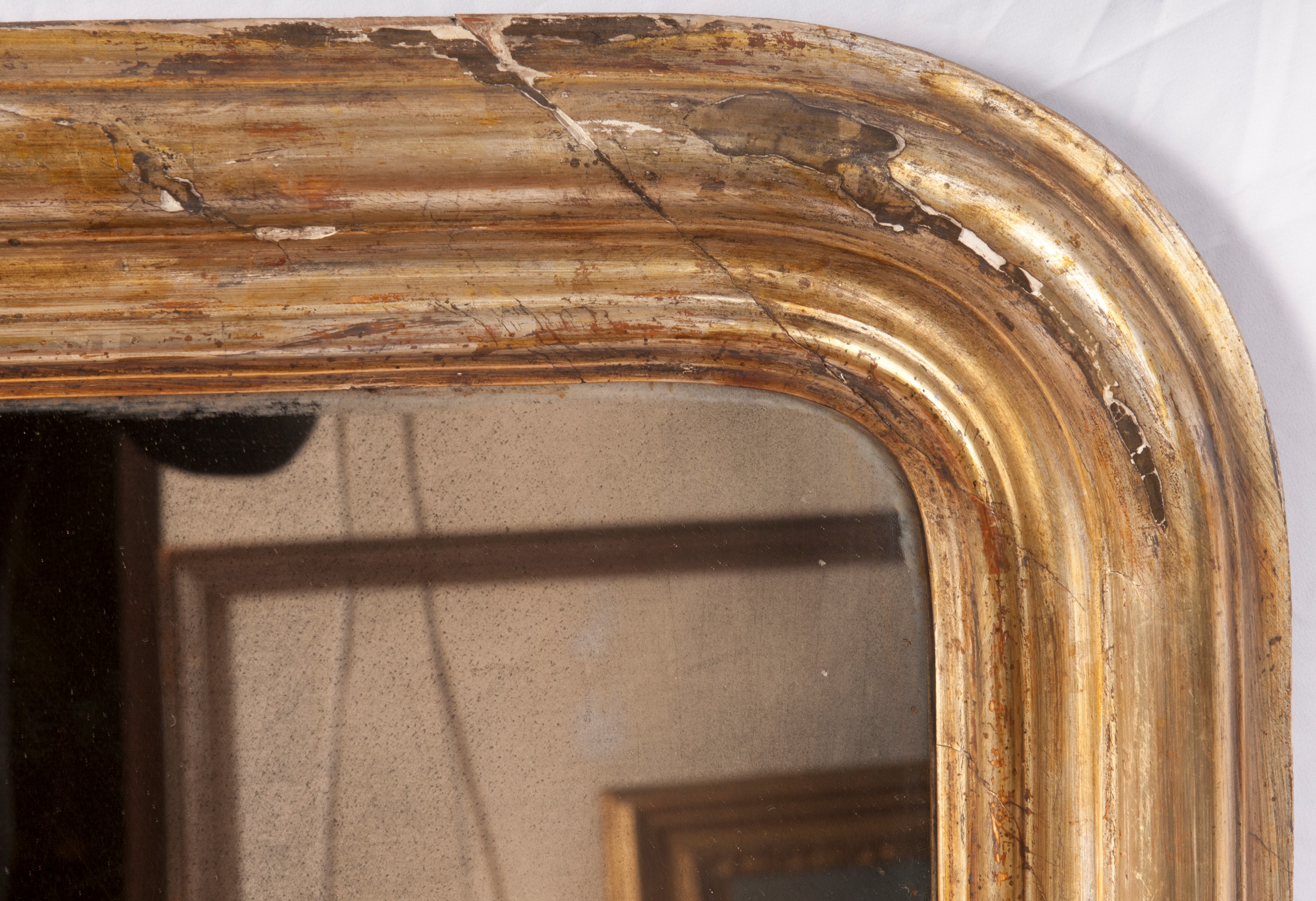 Specchiera in legno dorato