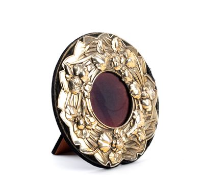 Cornice inglese circolare in argento 925/1000, Londra 1991