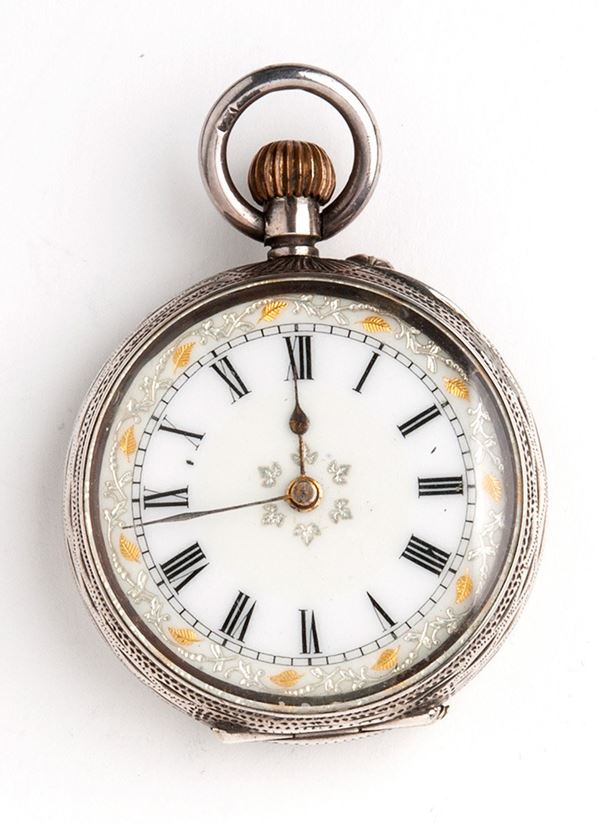 Orologio da tasca svizzero in argento