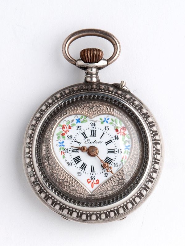 Orologio da tasca svizzero in argento