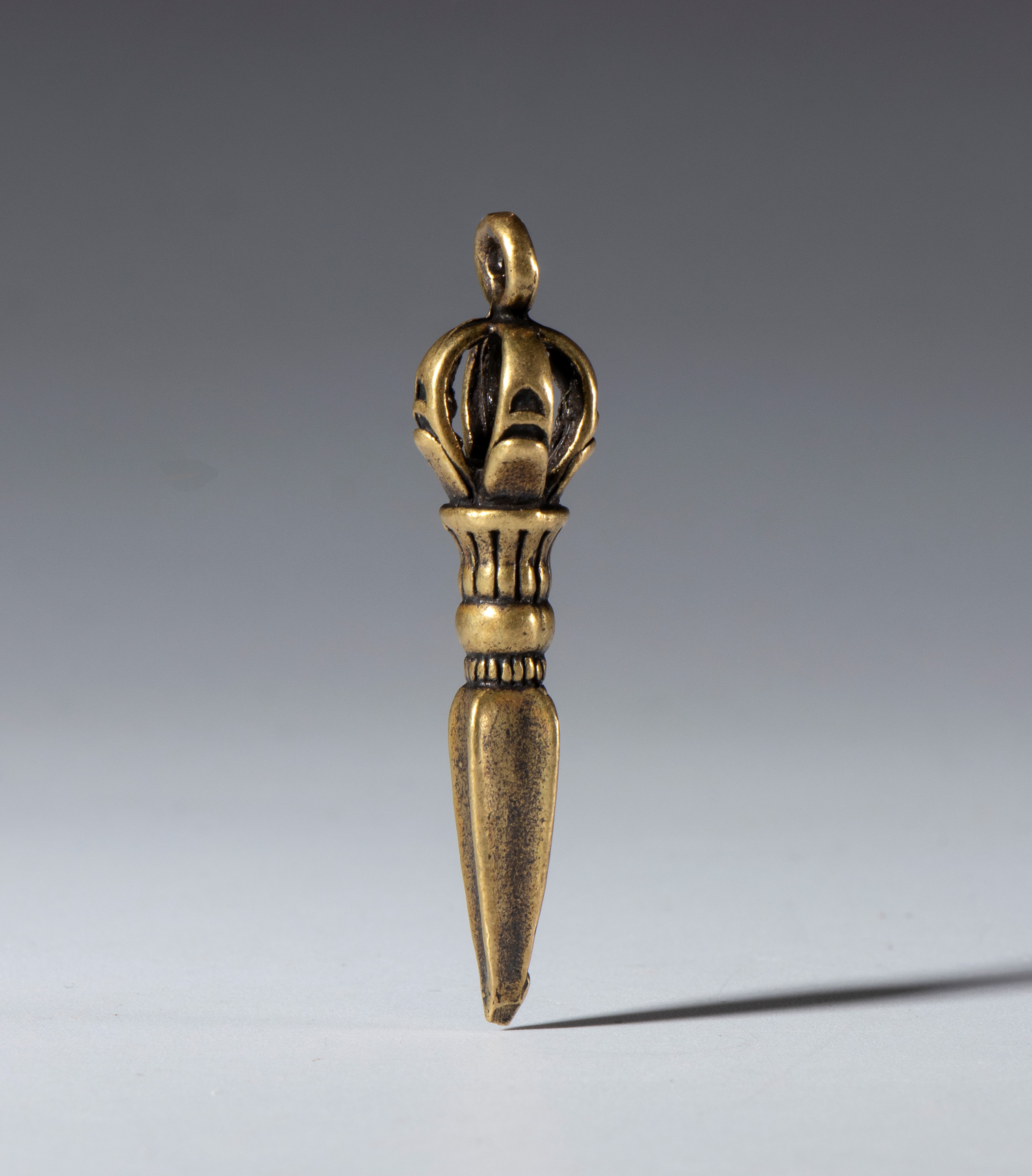 Vajra in lega di rame. Tibet, XIX secolo