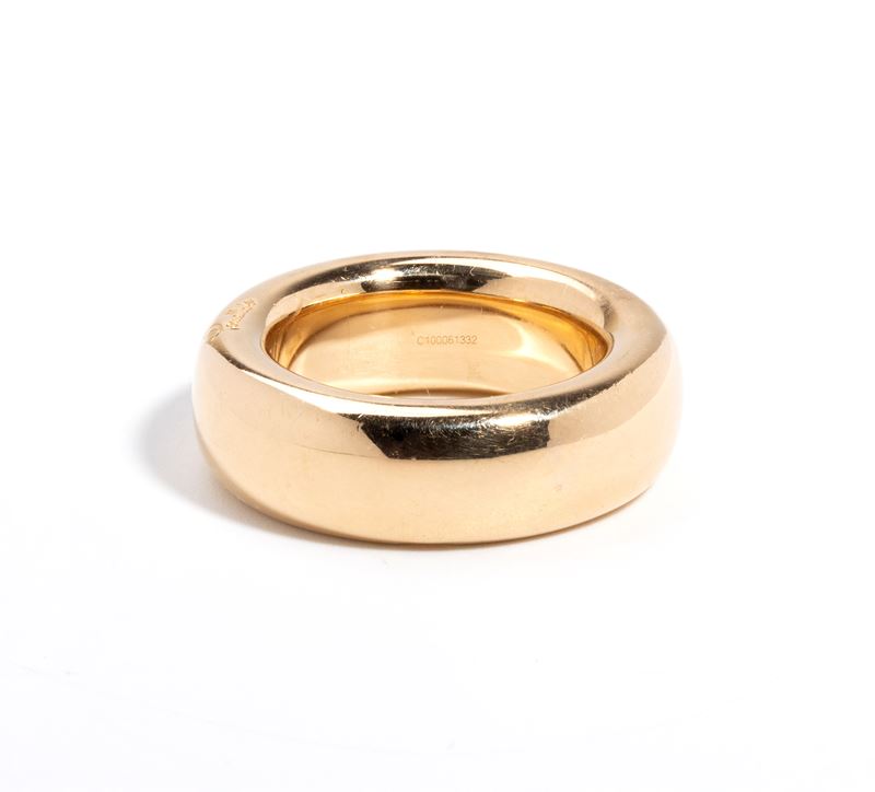 Anello a fascia in oro