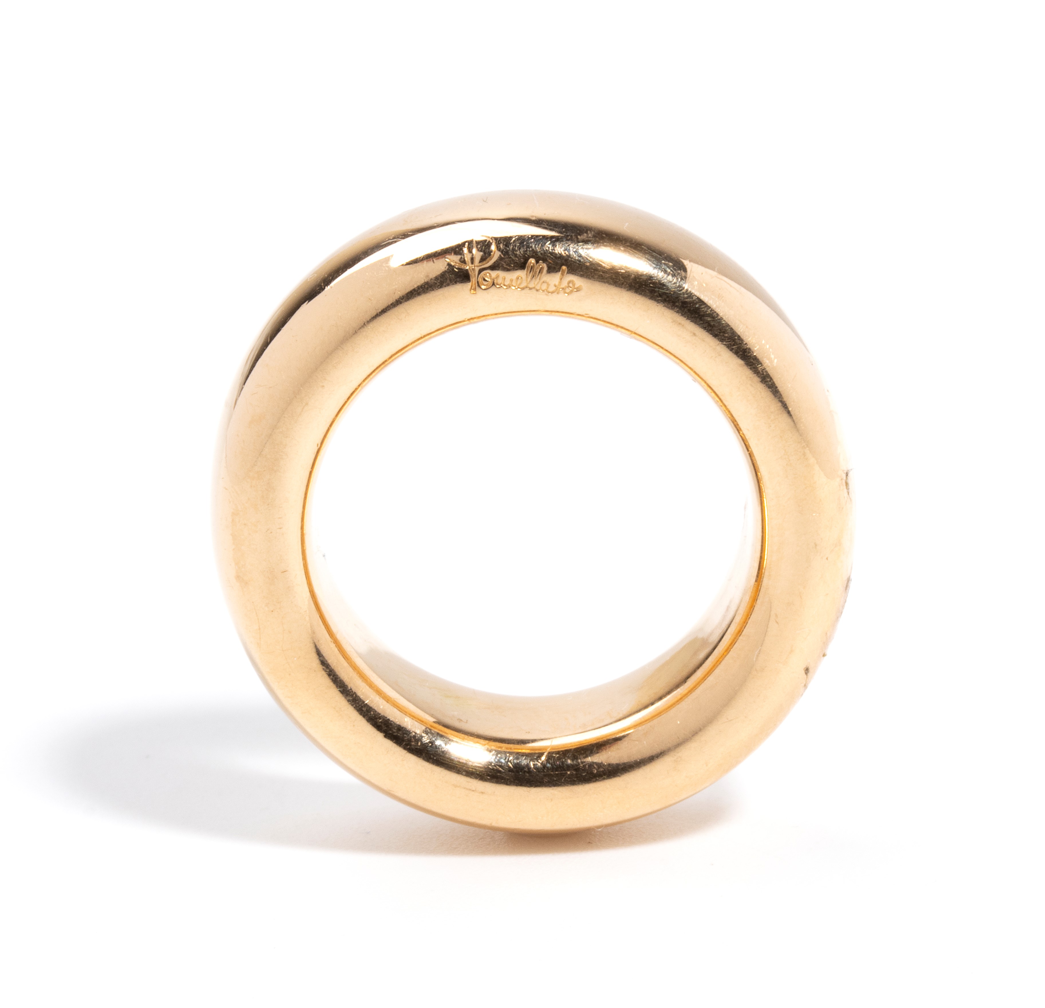 Anello a fascia in oro